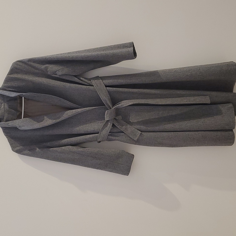 Wellington Fashions (Wool Blend?) Belted Coat in Gray
